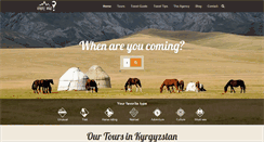 Desktop Screenshot of kyrgyzstantravel.com