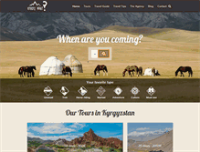 Tablet Screenshot of kyrgyzstantravel.com